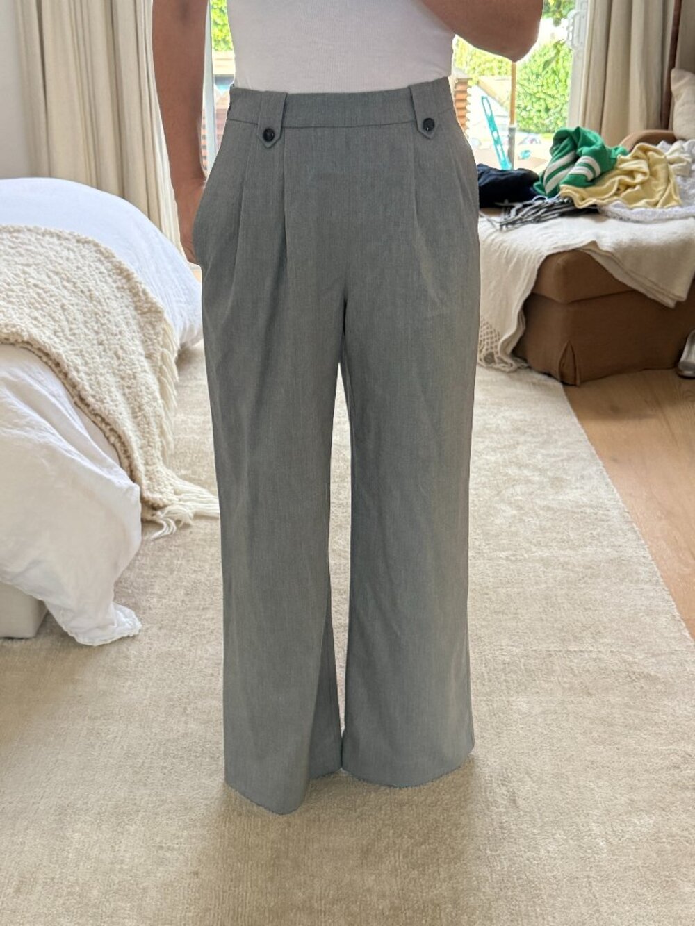 Sezane Grey Trousers